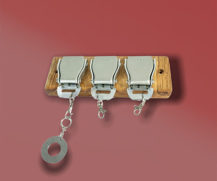 Belt Buckle Key Rack - 3 Buckle