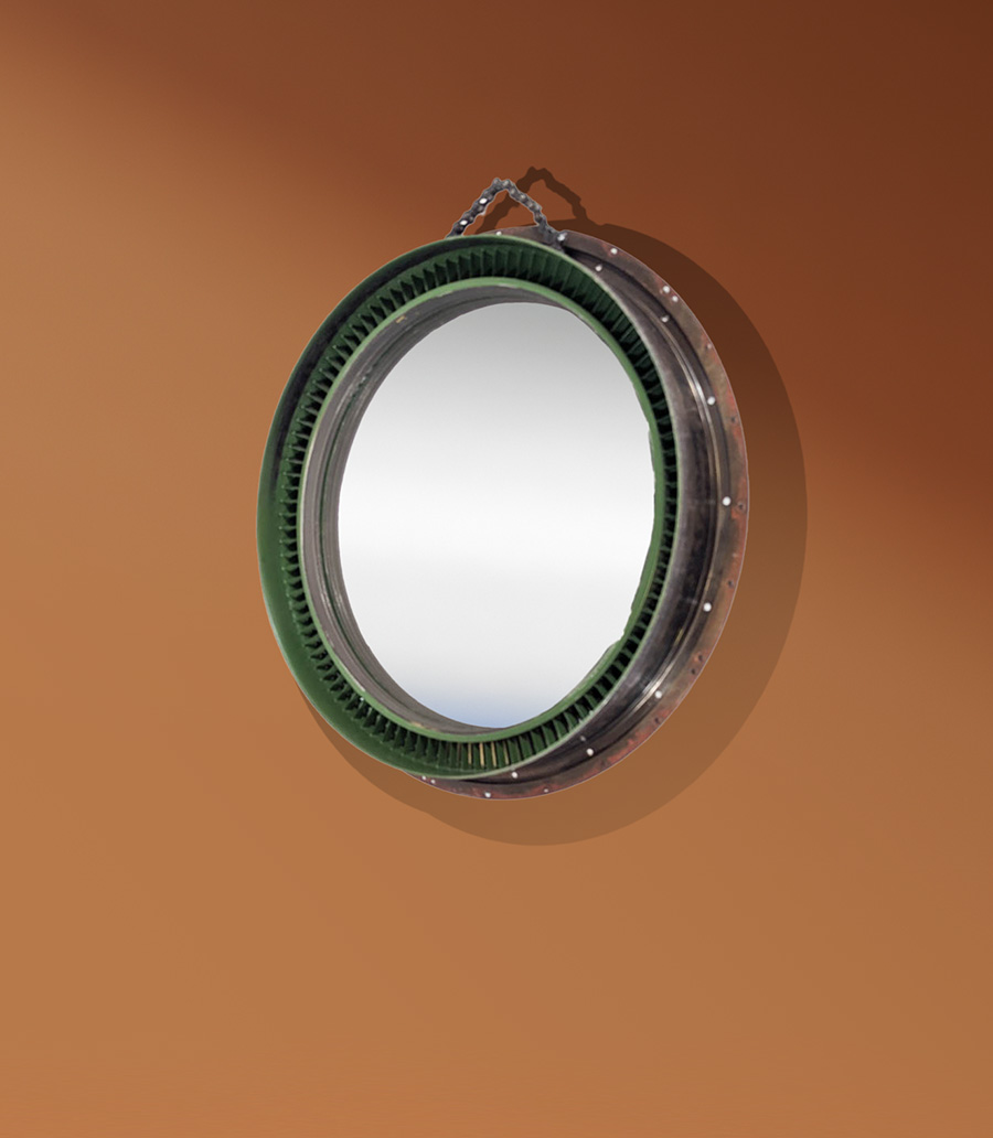 Rolls Royce Adour Hawk Jet Engine Mirror with Shroud
