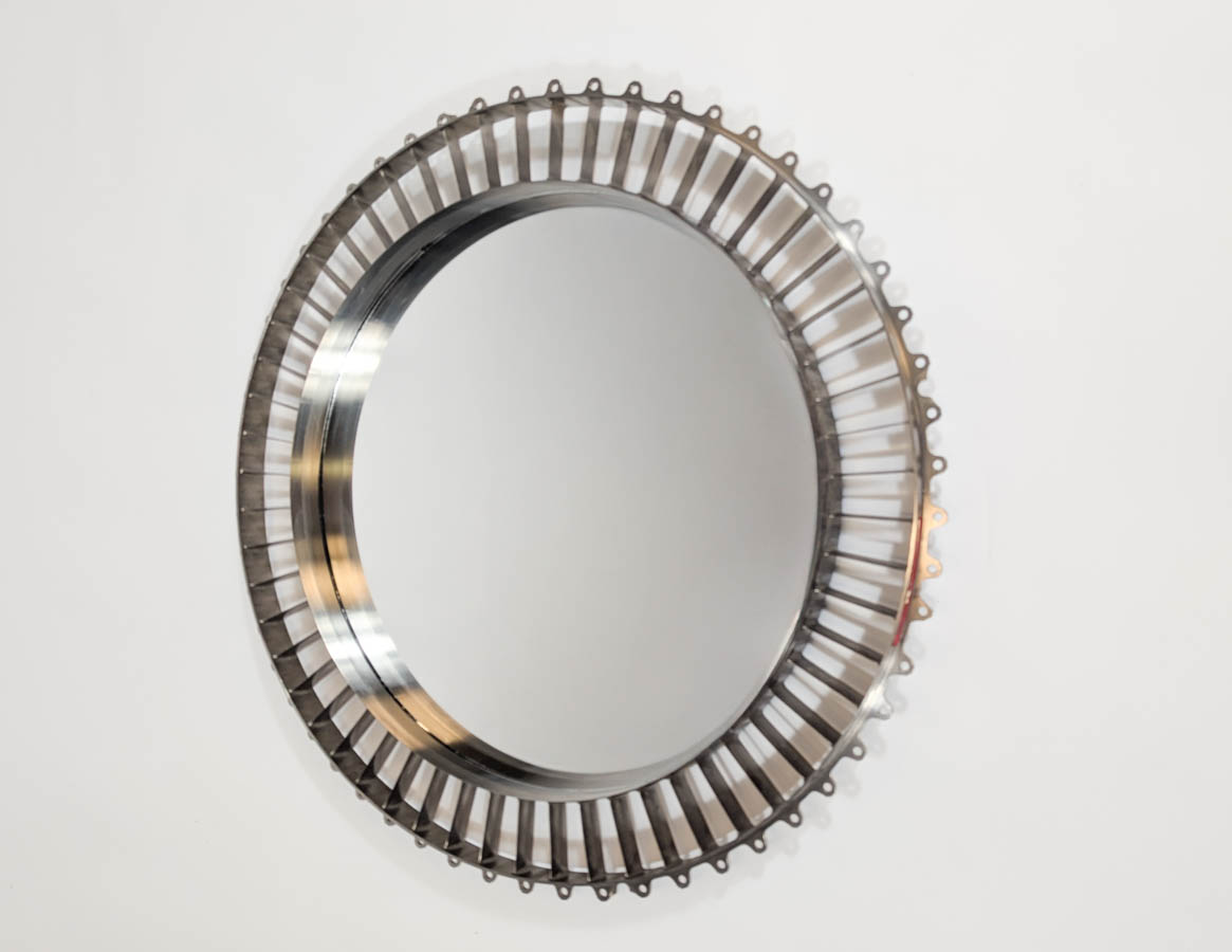 Rolls Royce Jet Engine Blade Ring Mirror - Image 3