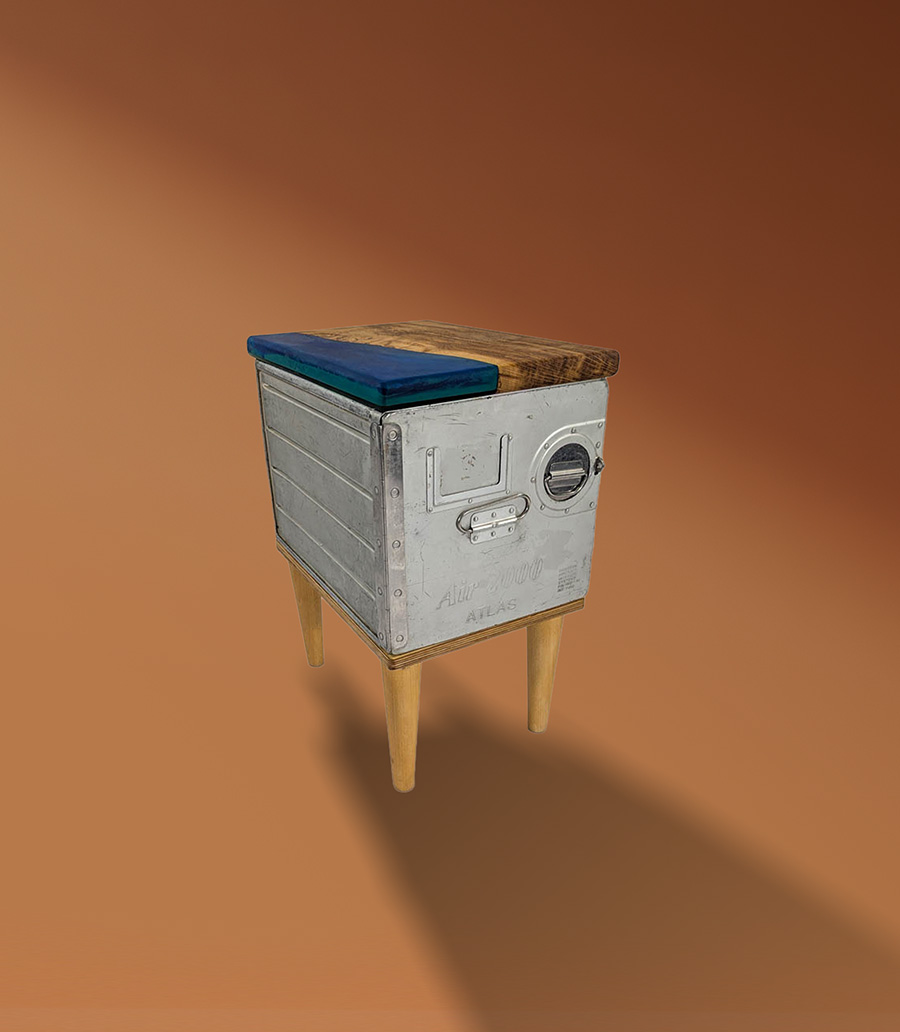Air 2000 Atlas Galley Box Side Table Bed Side Table Storage