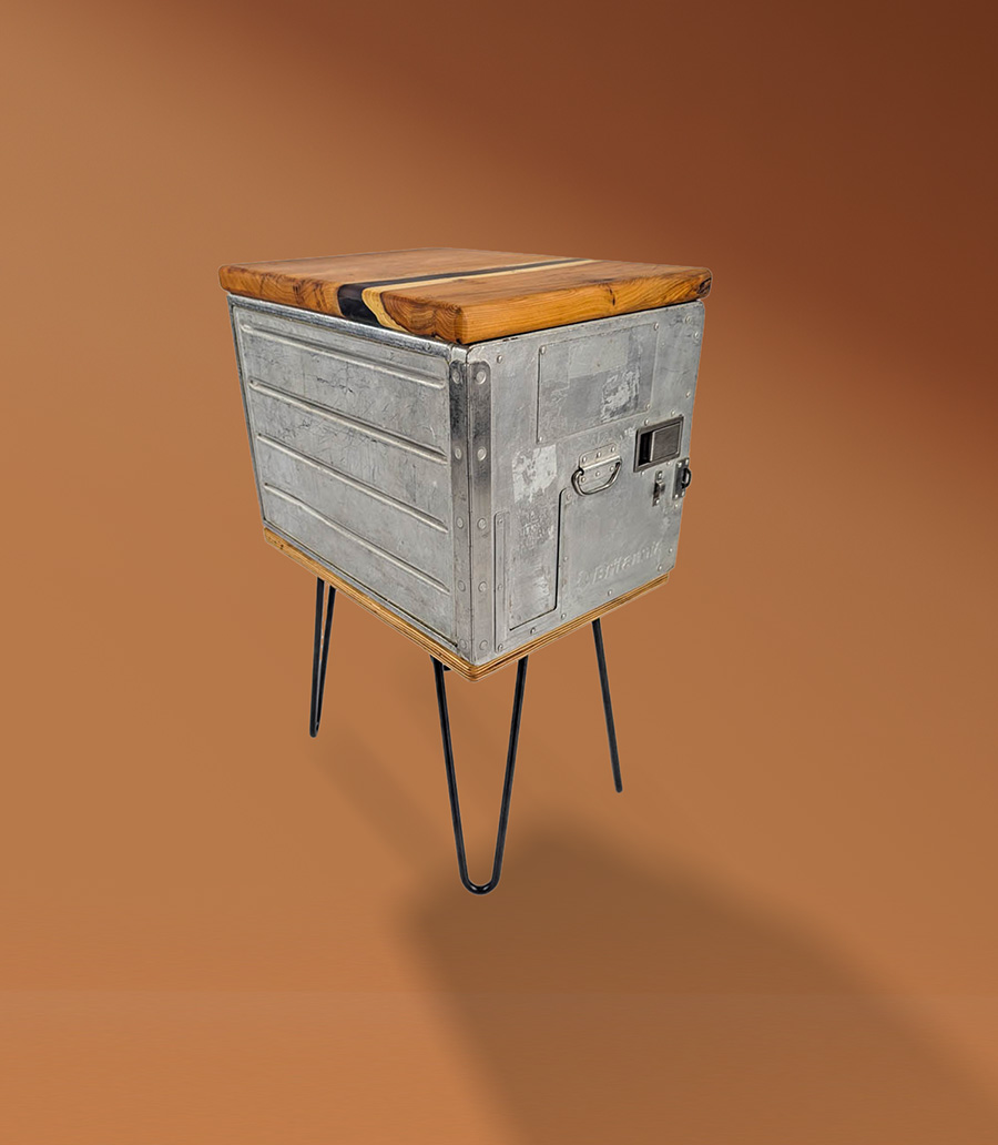 Britannia Airways Galley Box Side Table Bed Side Table Storage