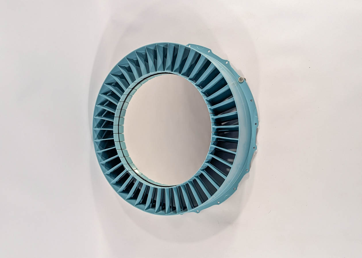 Adour Blade Ring Mirror — Powder-Coated RAF Provenance - Image 4