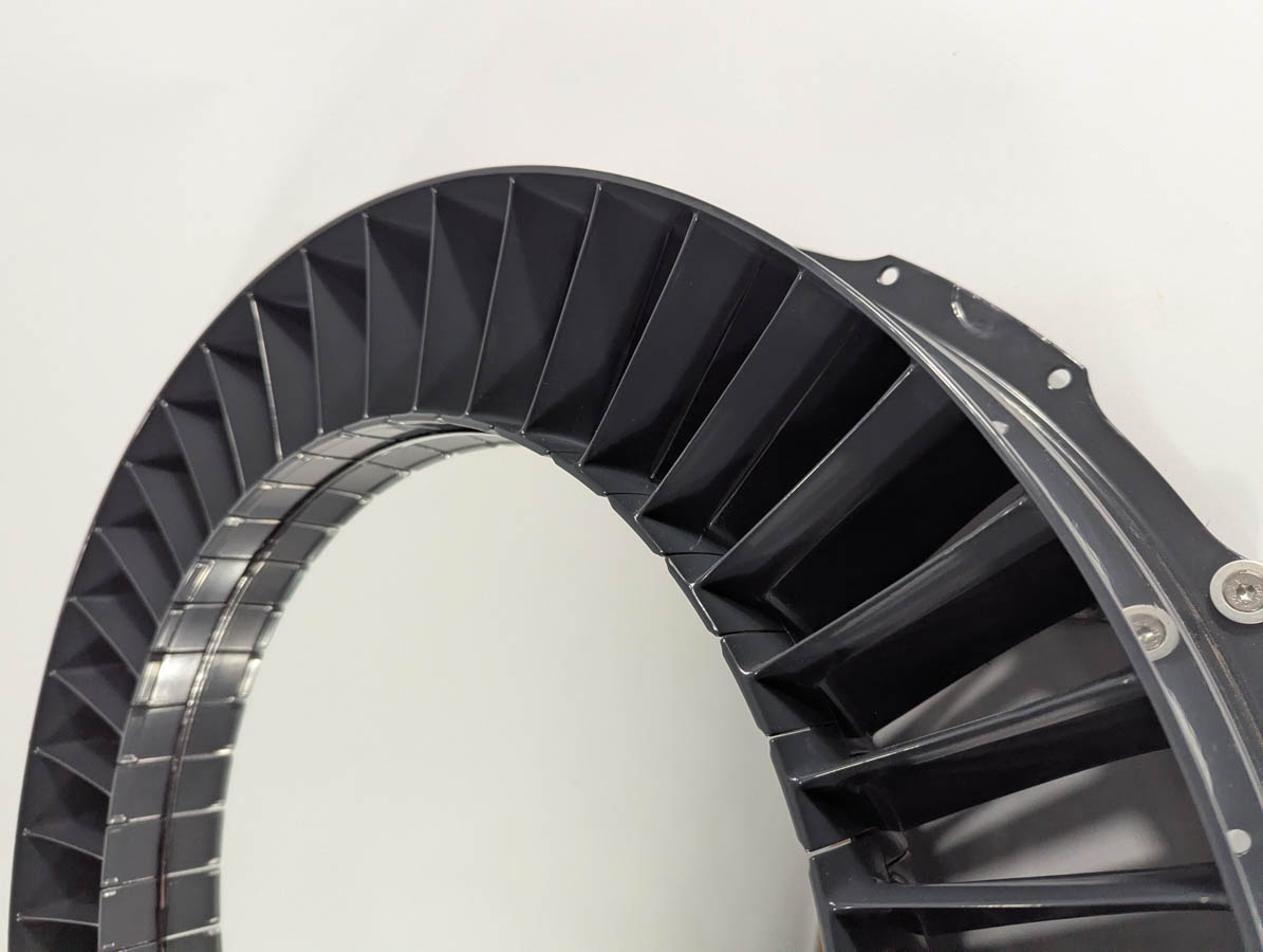 Adour Blade Ring Mirror — Powder-Coated RAF Provenance Grey - Image 11