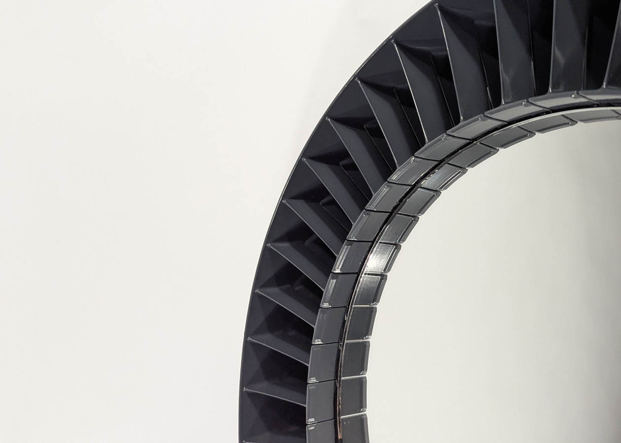 Adour Blade Ring Mirror — Powder-Coated RAF Provenance Grey - Image 12