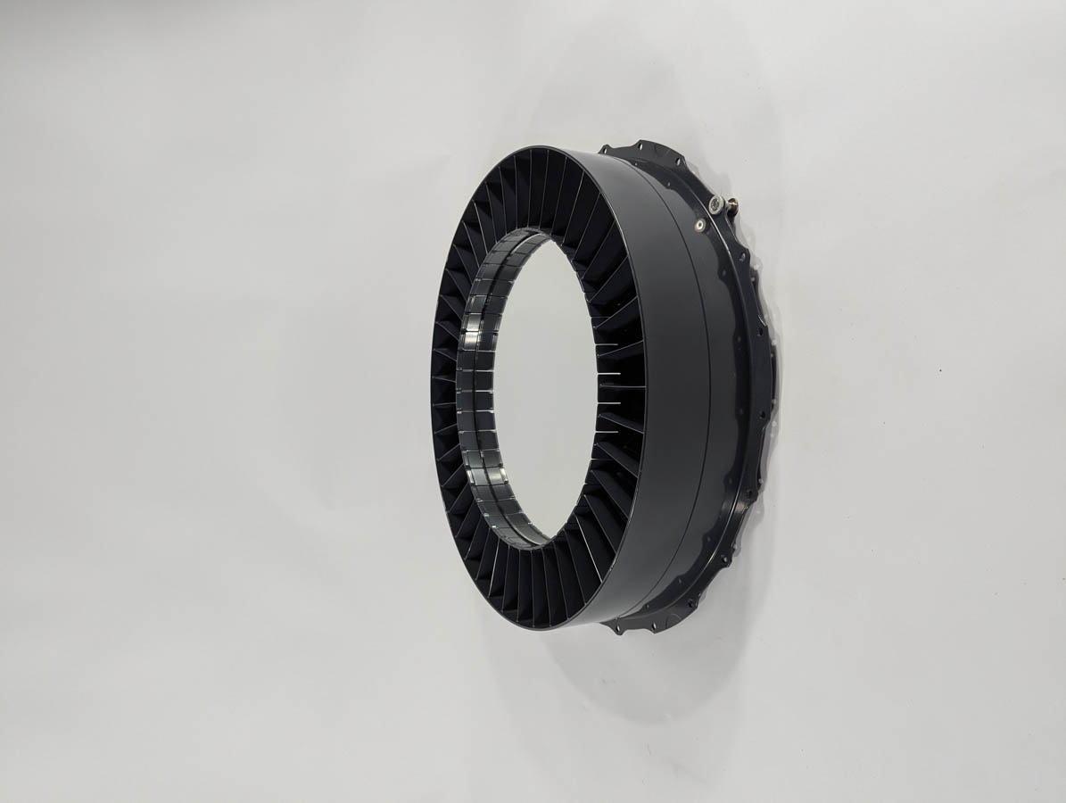 Adour Blade Ring Mirror — Powder-Coated RAF Provenance Grey - Image 6