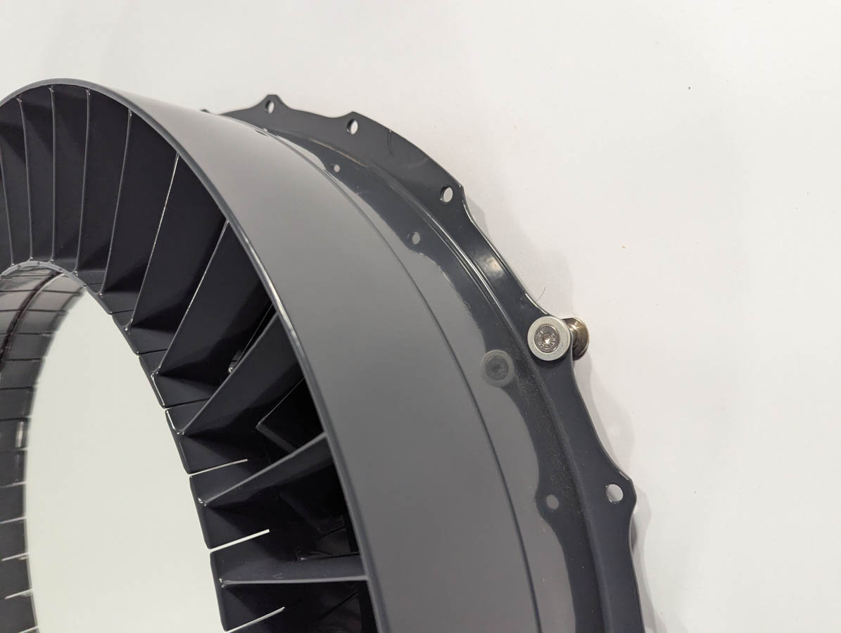 Adour Blade Ring Mirror — Powder-Coated RAF Provenance Grey - Image 10