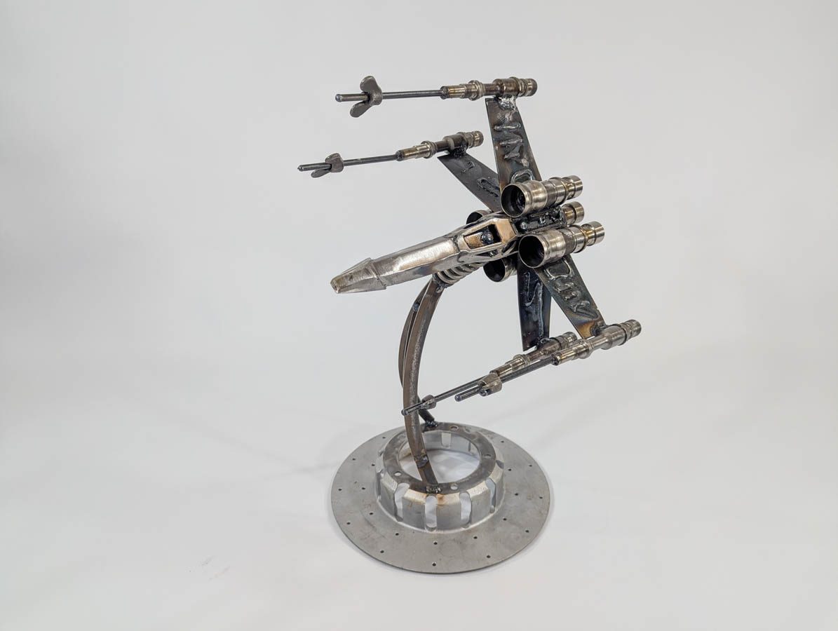 Star Wars Sculpture Made From Aviation Engine & Hydraulic Parts - Image 2