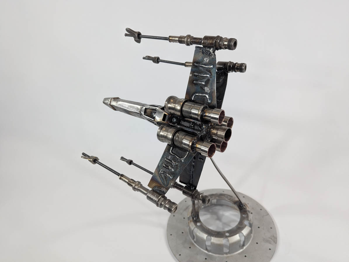 Star Wars Sculpture Made From Aviation Engine & Hydraulic Parts - Image 14