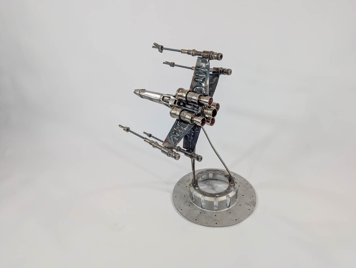 Star Wars Sculpture Made From Aviation Engine & Hydraulic Parts - Image 15