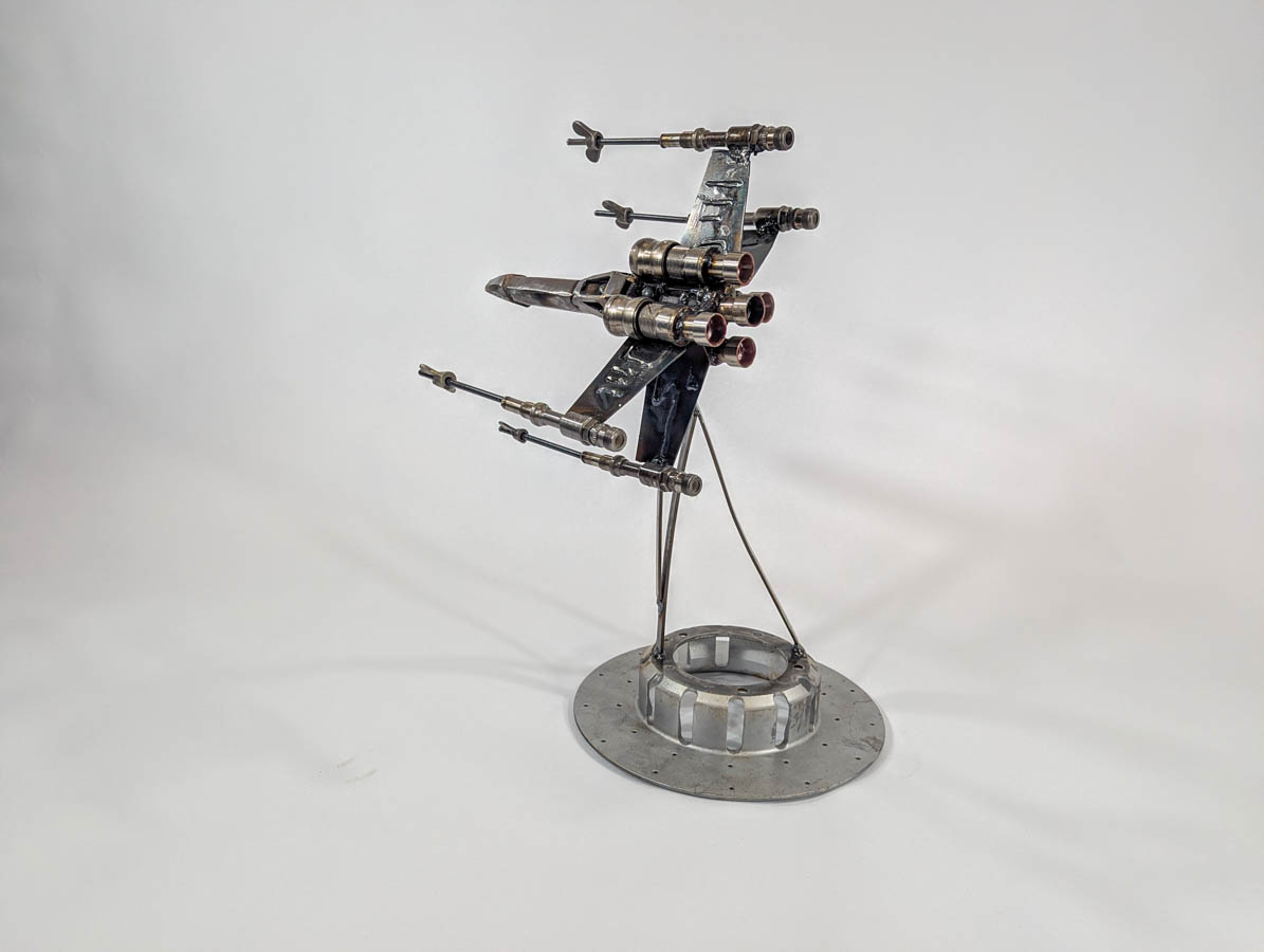 Star Wars Sculpture Made From Aviation Engine & Hydraulic Parts - Image 16
