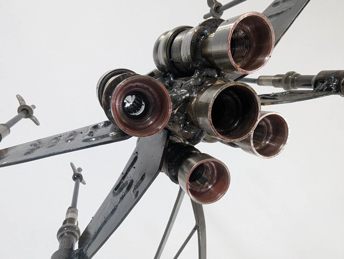 Star Wars Sculpture Made From Aviation Engine & Hydraulic Parts - Image 19