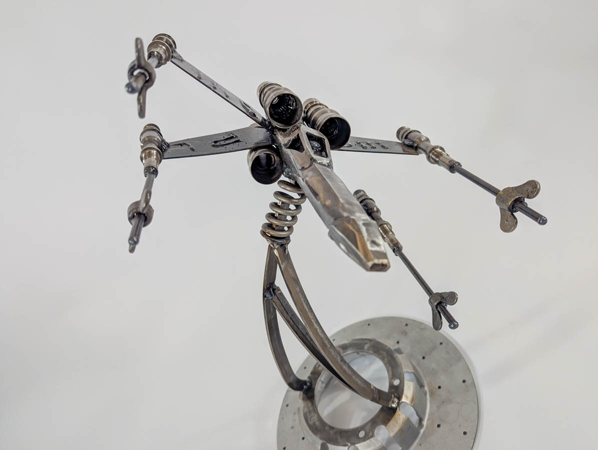 Star Wars Sculpture Made From Aviation Engine & Hydraulic Parts - Image 20