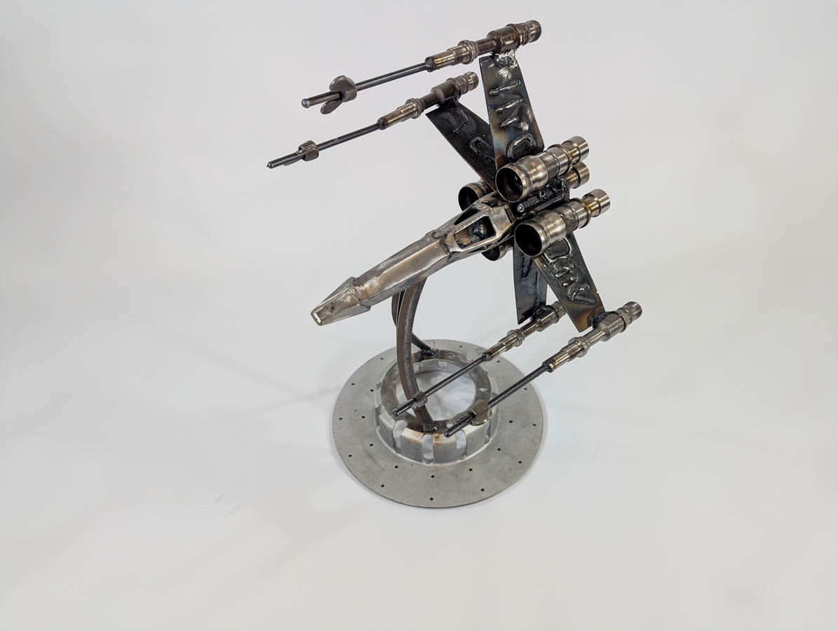 Star Wars Sculpture Made From Aviation Engine & Hydraulic Parts - Image 3
