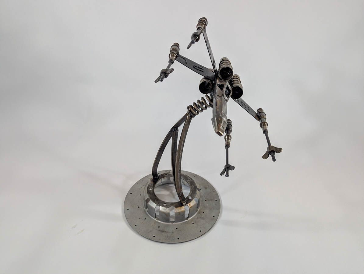 Star Wars Sculpture Made From Aviation Engine & Hydraulic Parts - Image 21