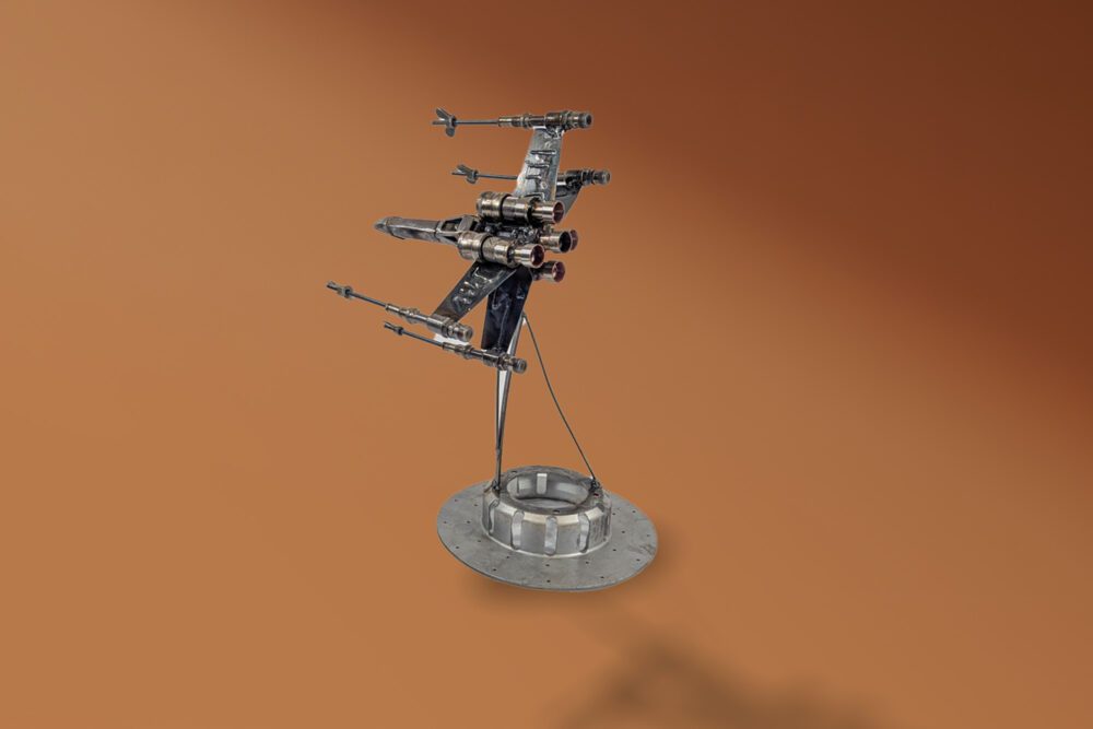Star Wars Sculpture Made From Aviation Engine & Hydraulic Parts