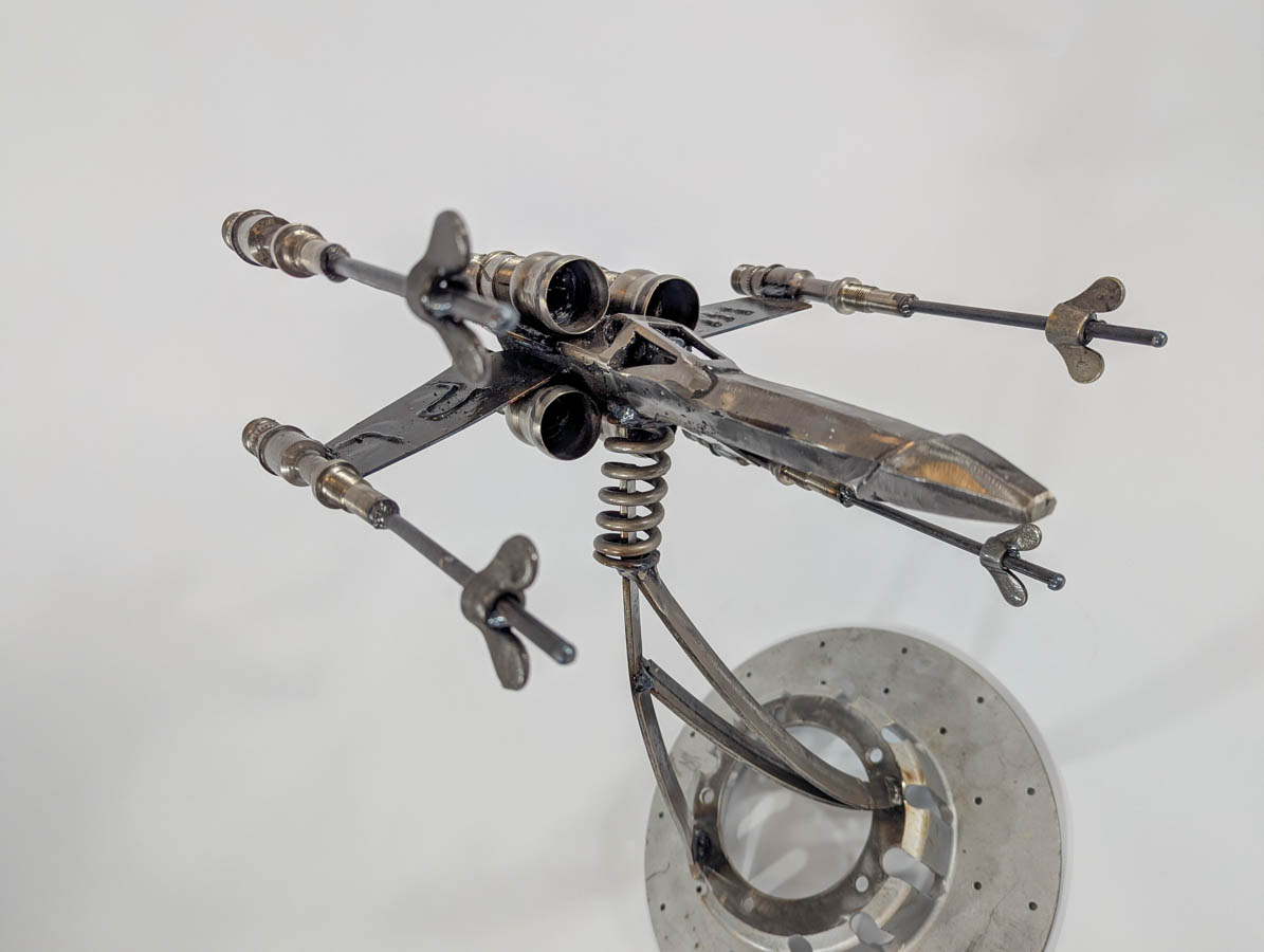 Star Wars Sculpture Made From Aviation Engine & Hydraulic Parts - Image 23
