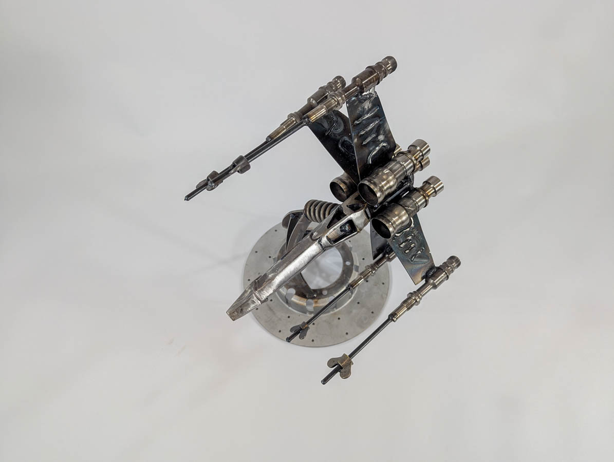 Star Wars Sculpture Made From Aviation Engine & Hydraulic Parts - Image 4