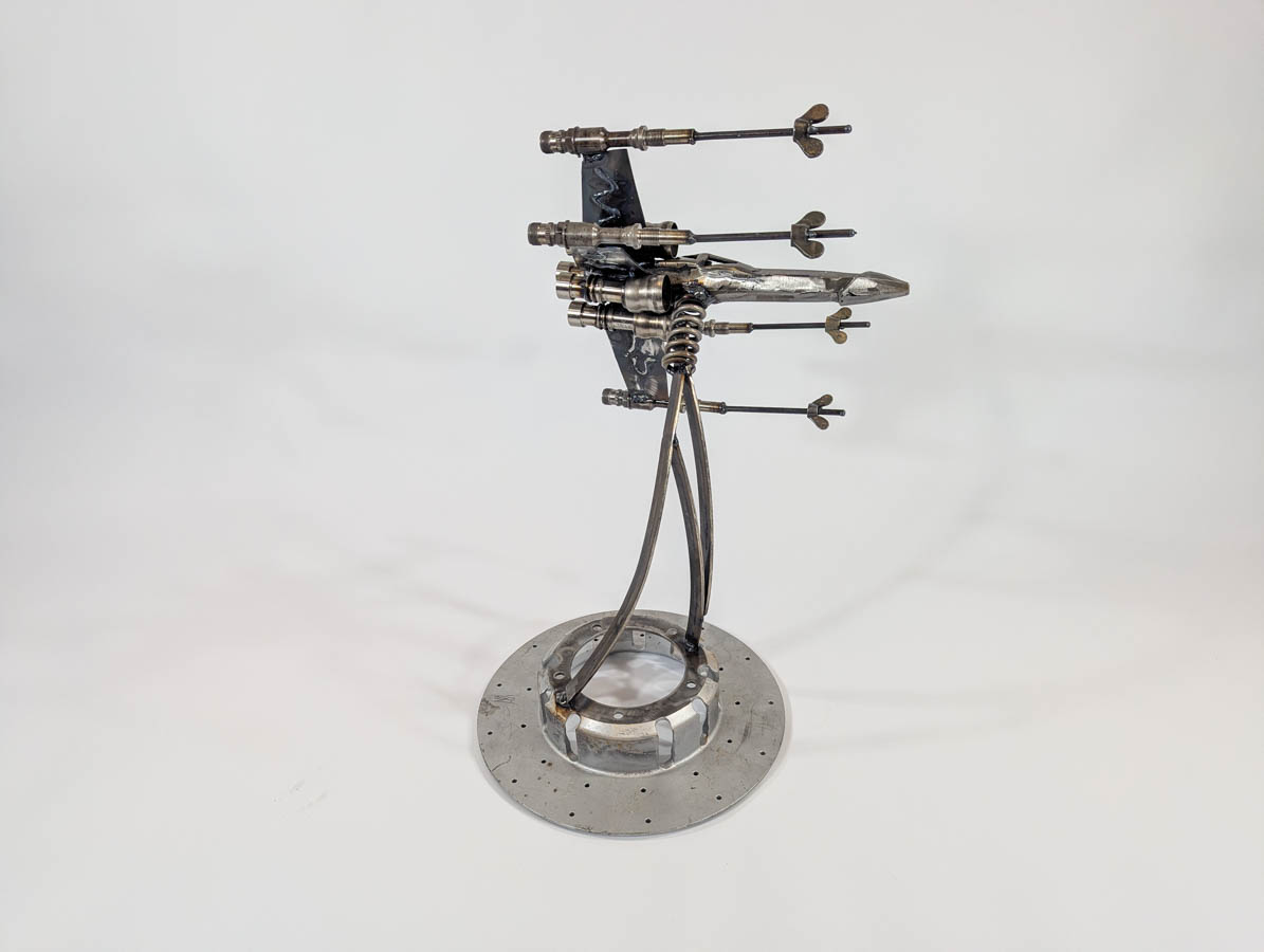 Star Wars Sculpture Made From Aviation Engine & Hydraulic Parts - Image 7