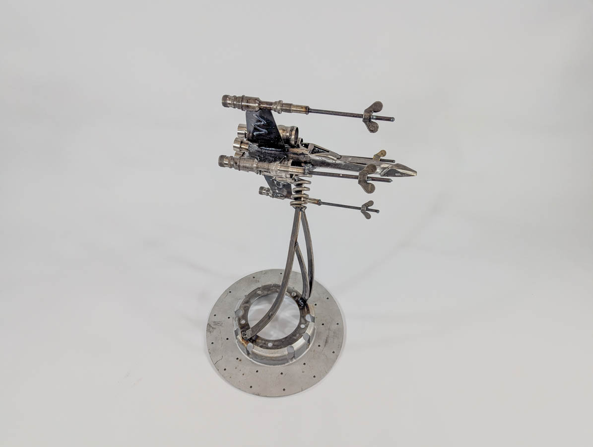 Star Wars Sculpture Made From Aviation Engine & Hydraulic Parts - Image 8