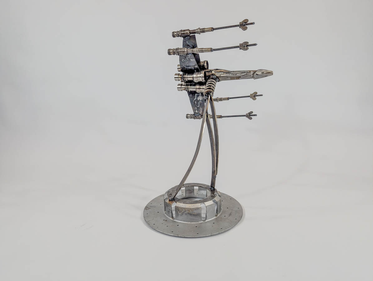 Star Wars Sculpture Made From Aviation Engine & Hydraulic Parts - Image 9